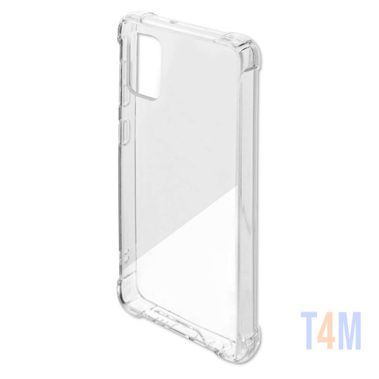 Capa de Silicone com Cantos Dura para Samsung Galaxy A31 Transparente